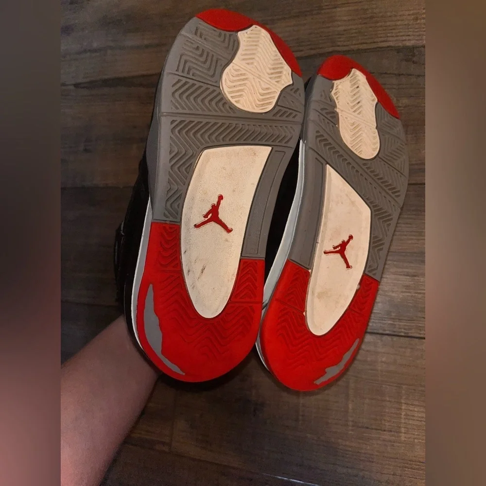 Jordan Kids' Sneakers in Black and Red
